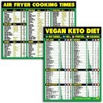 Air Fryer and Vegan Keto Cheat Sheet Bundle