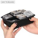 Silicone Ice Cube Trays Set for Whiskey Drinks