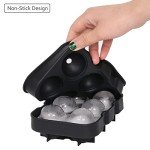 Silicone Ice Cube Trays Set for Whiskey Drinks