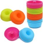 24-Pack Nonstick Silicone Donut Baking Molds