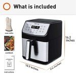 JOYOUNG 5.8QT Double Basket Air Fryer, 13-in-1
