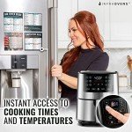 Air Fryer Cheat Sheet Magnet & Recipe Guide