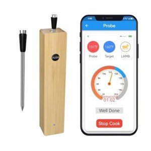 Smart Wireless Meat Thermometer with Bluetooth App Control