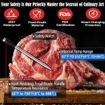 Smart Wireless Meat Thermometer with Bluetooth App Control