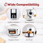 3 Pack Heat Resistant Countertop Mats for Appliances