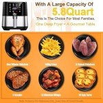 5.5L LED Digital Air Fryer - 7 in 1