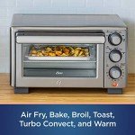 Oster Stainless Steel Compact Air Fryer Oven