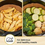 120 Pcs Non-Stick Air Fryer Liners, 8 Inch