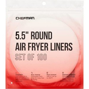 Chefman Air Fryer Disposable Parchment Liners, 100 Pack