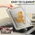 OPENICE 2-Piece Non-Stick Air Fryer Basket Set