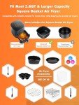 10-Piece Air Fryer Accessories Set for Cosori