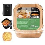 2 Qt Disposable Air Fryer Liners - Set of 50