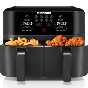 Chefman TurboFry Touch Dual Basket Air Fryer