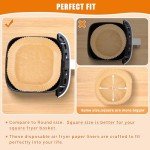 Air Fryer Liners, 100 Pcs Non-Stick Paper