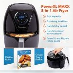 PowerXL 7 QT Air Fryer Maxx Classic Black