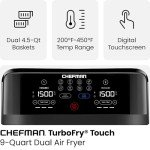 Chefman TurboFry Touch Dual Air Fryer
