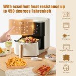 125 PCS Non-Stick Air Fryer Liners - 8 Inch