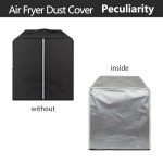 Kingshion Dark Grey Air Fryer Dust Cover
