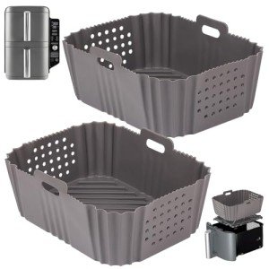 Silicone Liners for Ninja Double Basket Air Fryers