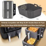 Silicone Liners for Ninja Double Basket Air Fryers