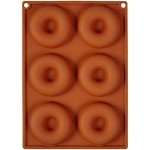 Silicone Non-Stick Donut Baking Pans - Set of 2