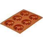 Silicone Non-Stick Donut Baking Pans - Set of 2