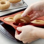 Silicone Non-Stick Donut Baking Pans - Set of 2