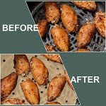 200 Pcs Air Fryer Parchment Paper Liners