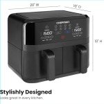 Chefman TurboFry Touch Dual Air Fryer