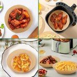 Biodegradable Air Fryer Paper Liners - 100 Pcs