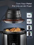 Instant Pot Air Fryer Lid with Touchscreen & Recipes