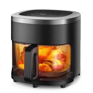 6-in-1 Digital Glass Air Fryer, 4.5 QT