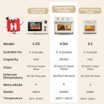 Hauswirt K5M Retro Air Fryer Toaster Oven