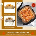 100PCS Non-Stick Air Fryer Paper Liners