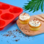 Non-Stick Silicone Mold for 12 Muffins