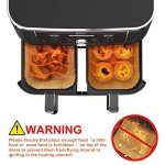 Disposable Air Fryer Liners - Rectangle 8.6x5.5" (100)