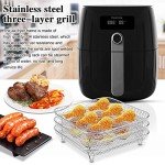 8-Inch Stackable Air Fryer Rack Set