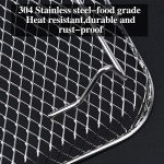 8-Inch Stackable Air Fryer Rack Set