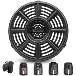 Ninja Air Fryer Round Grill Pan 8.2" Non-Stick