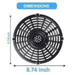 Round Non-Stick Grill Pan for Power XL Air Fryer