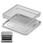 Stainless Steel Air Fryer Basket and Tray Set