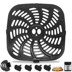 Gourmia Air Fryer Grill Pan 9.8" Square