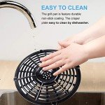 Round Grill Plate for 3.7 QT Air Fryers