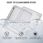 Stainless Steel Air Fryer Baking Tray and Basket