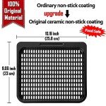 2 Pack Replacement Cooking Trays for Air Fryers