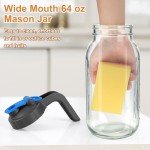 3-Pack 2 Quart Glass Pitchers with Pour Spout