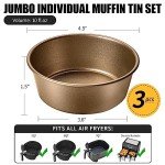 Mini Pie and Muffin Pan Set for Air Fryers