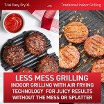 T-fal 2-in-1 Air Fryer and Grill, 4.4 Qt