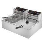 ROVSUN 22.8QT Electric Double Basket Fryer