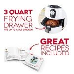 Dash Deluxe 3 Quart Air Fryer Oven with Controls